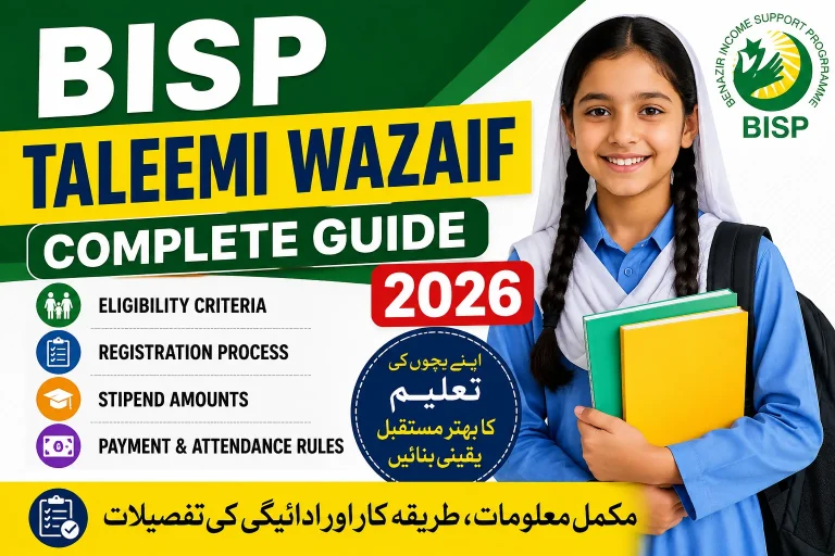 BISP complete guide for education support 2026