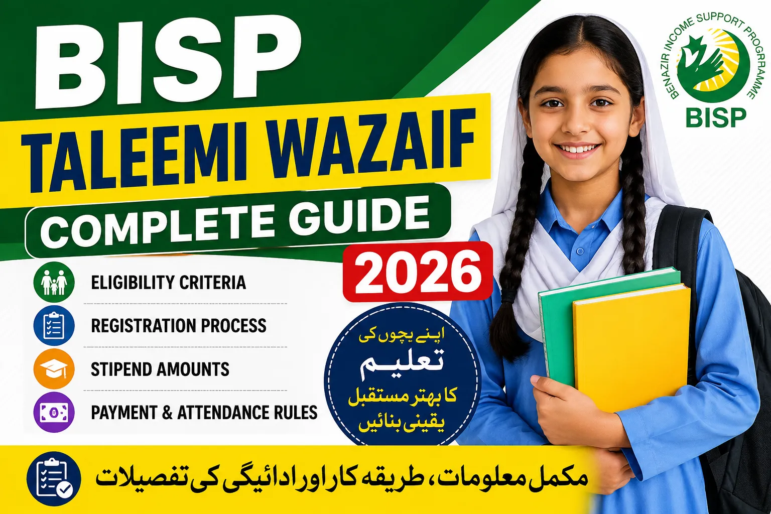 BISP complete guide for education support 2026