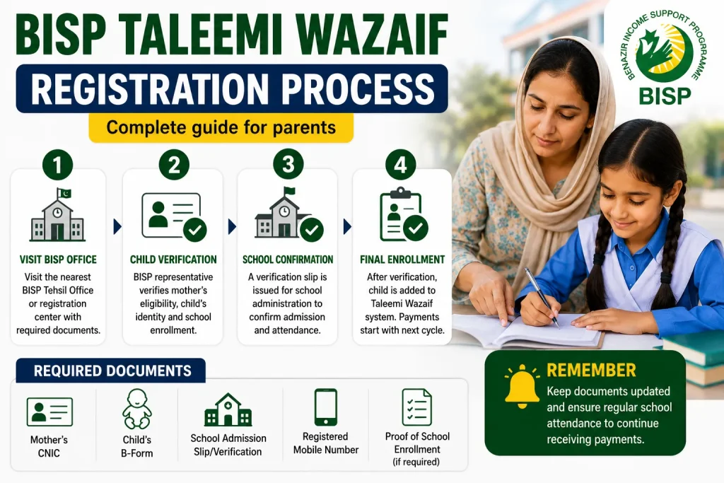 BISP registration guide for parents