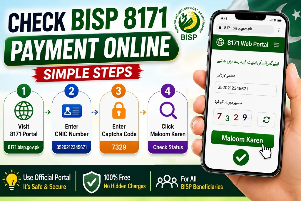 Check BISP payments online guide