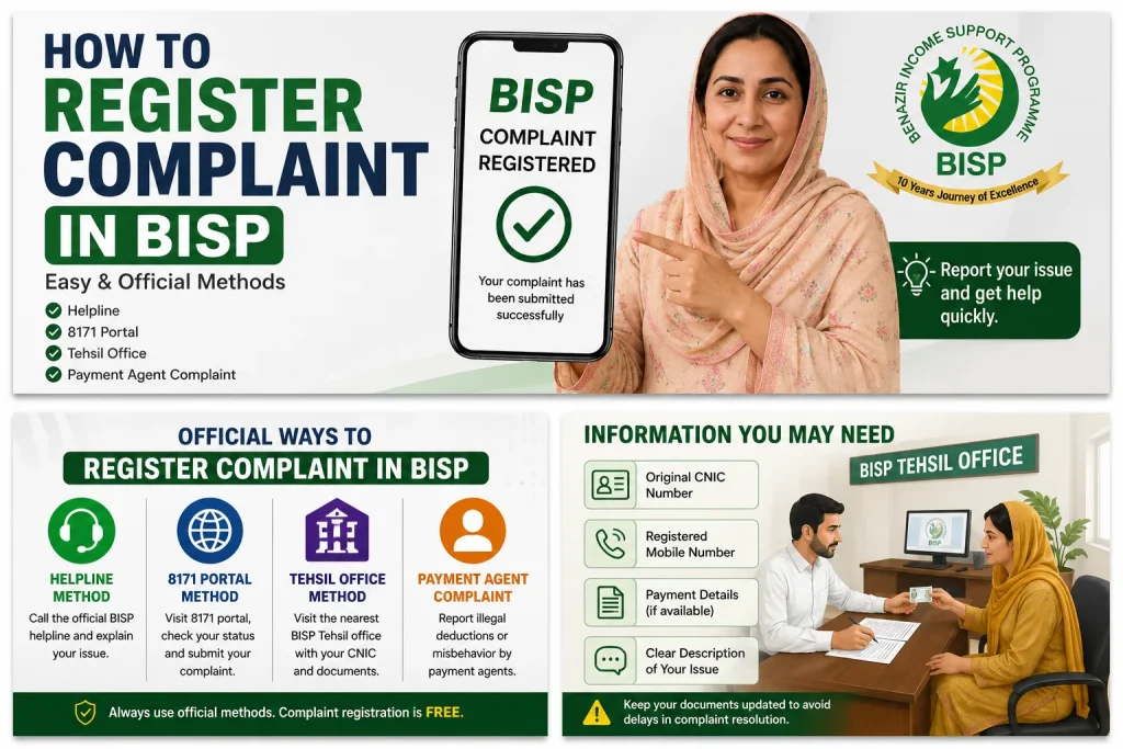 Common Reasons People Register Complaints In BISP